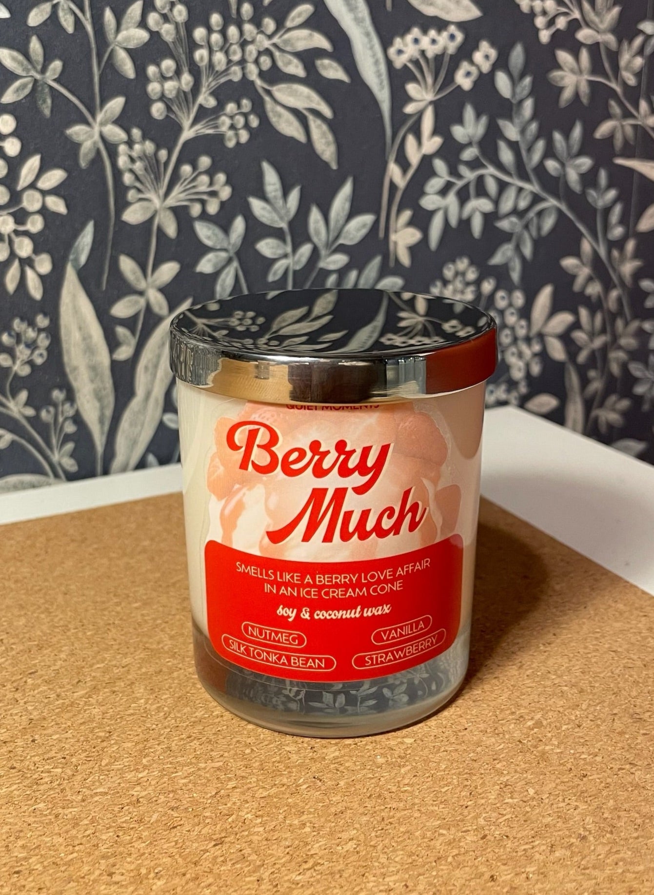 Berry Much — Strawberry Ice Cream in Jar | 160g Soy & Coconut Wax Candle