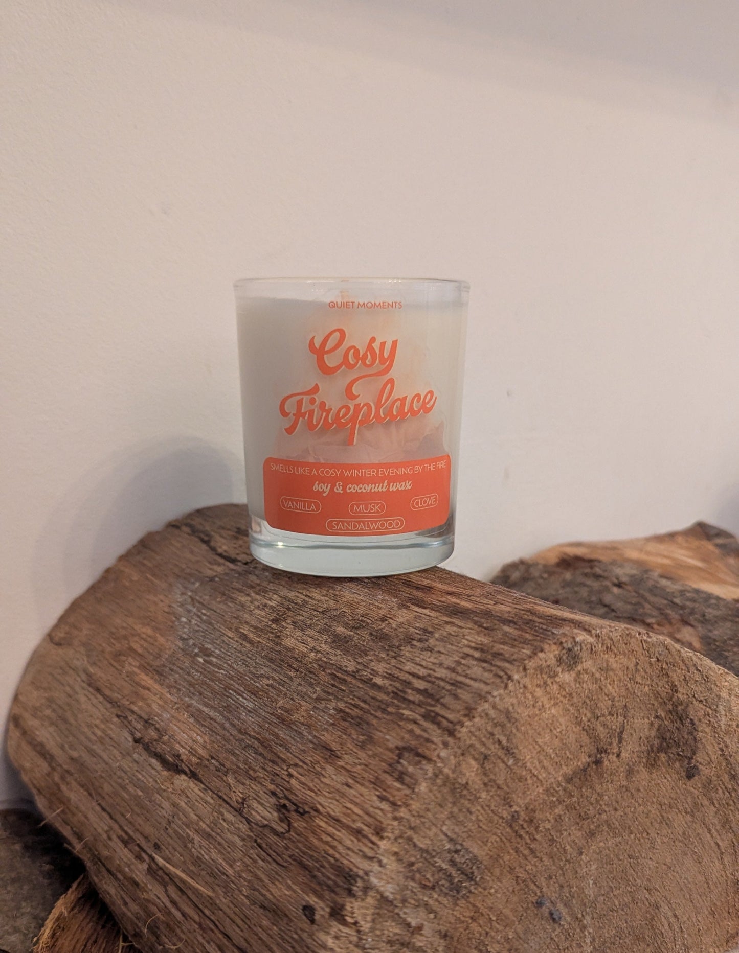 Cosy Fireplace — Evenings Made Cosy in Jar | 160g Soy & Coconut Wax Candle