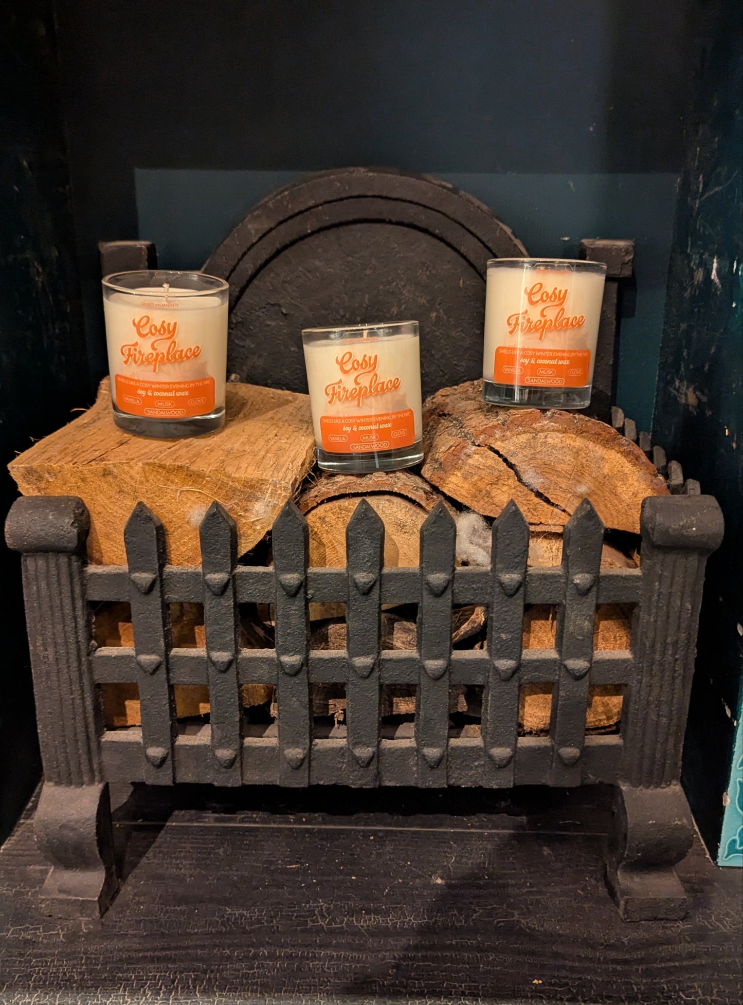 Cosy Fireplace — Evenings Made Cosy in Jar | 160g Soy & Coconut Wax Candle