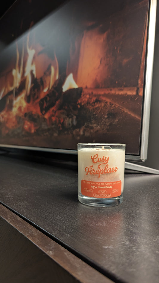 Cosy Fireplace — Evenings Made Cosy in Jar | 230g Soy & Coconut Wax Candle