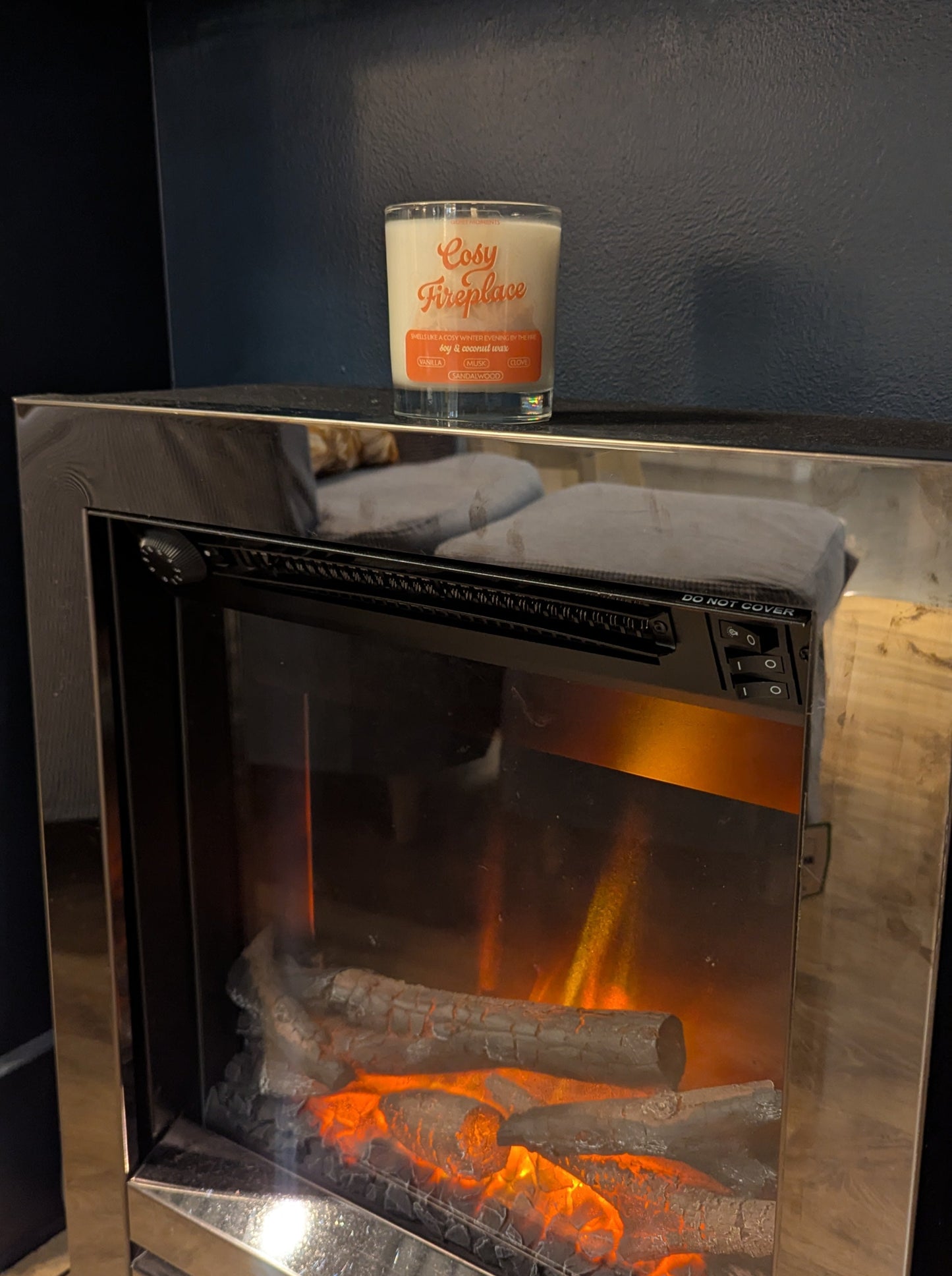 Cosy Fireplace — Evenings Made Cosy in Jar | 230g Soy & Coconut Wax Candle