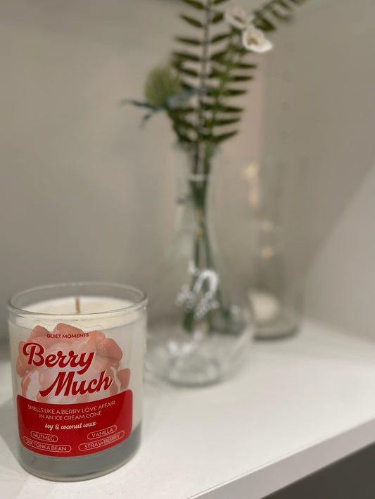 Berry Much — Strawberry Ice Cream in Jar | 230g Soy & Coconut Wax Candle