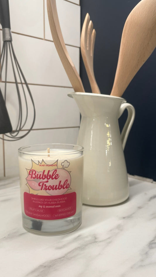 Bubblegum — Sweet Nostalgia in a Jar | 230g Soy & Coconut Wax Candle