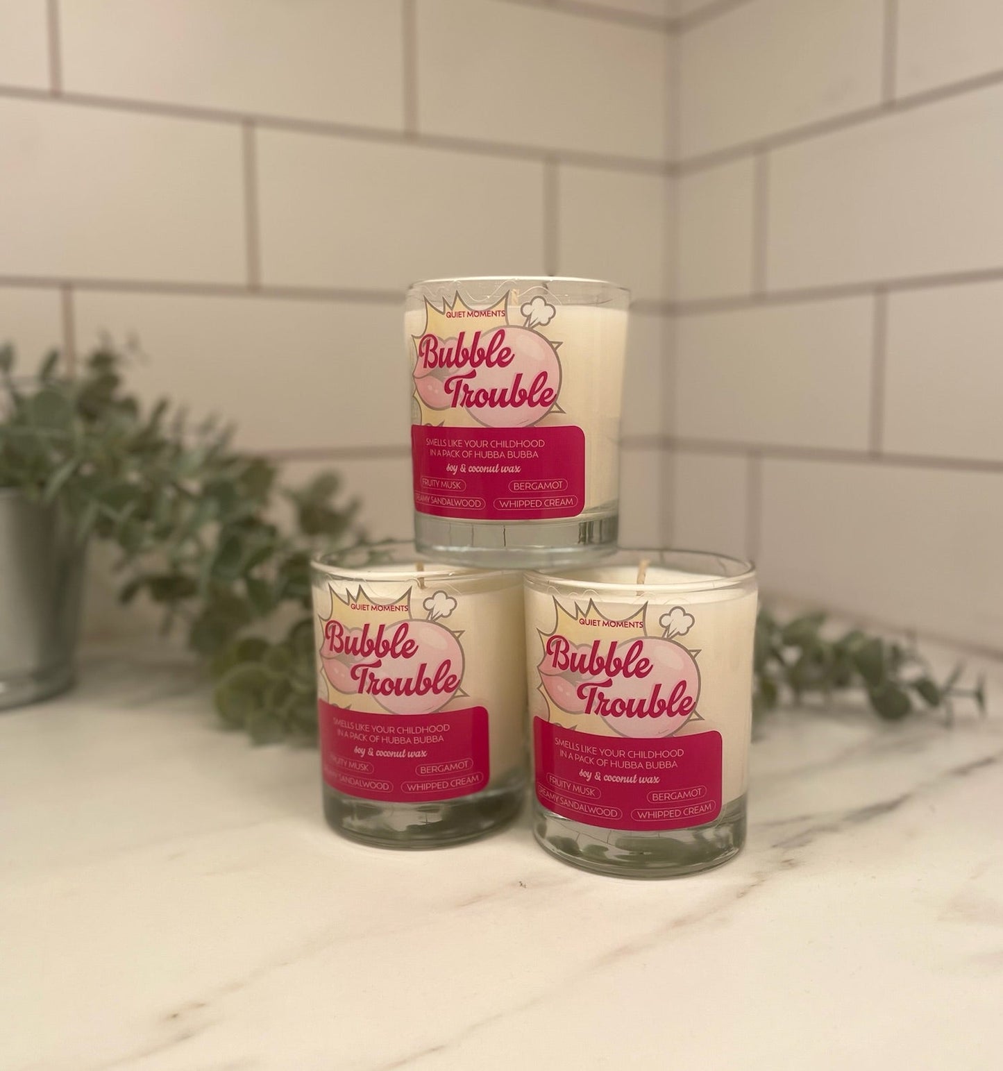 Bubblegum — Sweet Nostalgia in a Jar | 230g Soy & Coconut Wax Candle