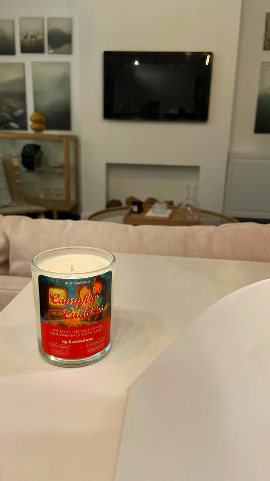Campfire Cuddles —  Warmth and Comfort By The Flames In a Jar | 230g Soy & Coconut Wax Candle