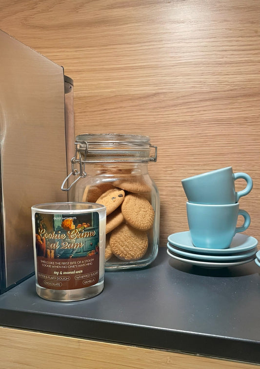 Cookie Crime at 2am — Midnight Cravings In a Jar | 160g Soy & Coconut Wax Candle